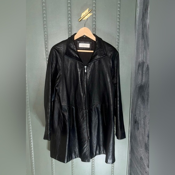 Jones New York Jackets & Blazers - Jones New York l Genuine Leather Jacket l Black l Women's Size: Large